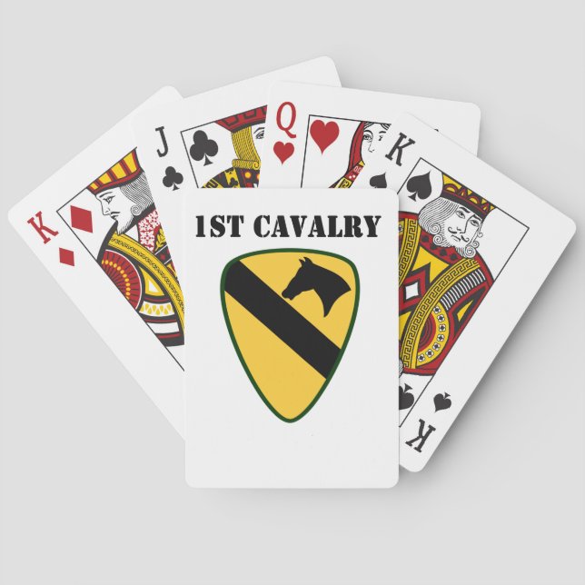 1st Cavalry Playing Cards (Back)