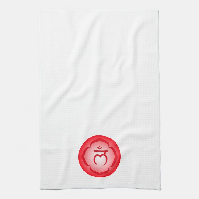 1st Chakra (the root chakra) Tea Towel (Vertical)