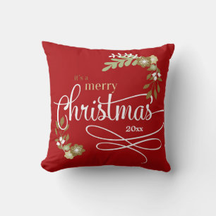 1st Christmas as Big Brother custom photo/name Cushion