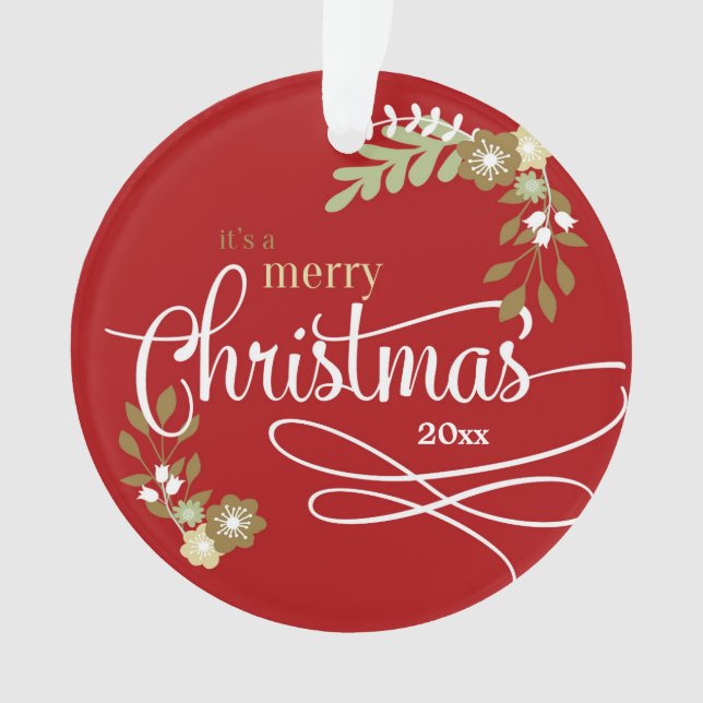 1st Christmas as Big Brother custom photo/name Ornament (Front)