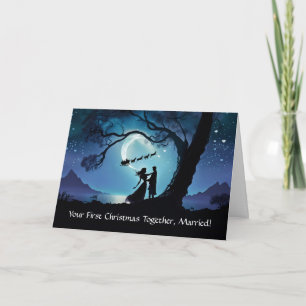 1st Christmas as Married Couple Romantic  Card
