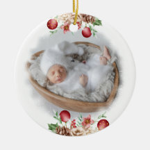 1st Christmas Baby Holiday accent