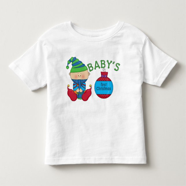 1st Christmas Elf Tshirts and Gifts (Front)