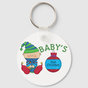 1st Christmas Elf Tshirts and Gifts Key Ring