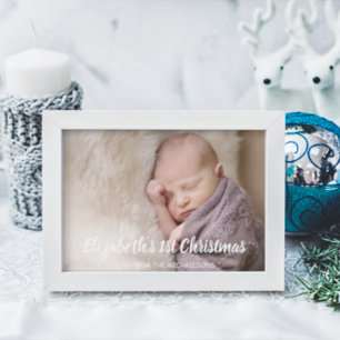 1st Christmas Holiday Card