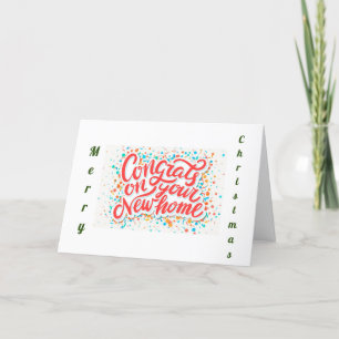 *1st CHRISTMAS* IN YOUR **NEW HOME** Holiday Card
