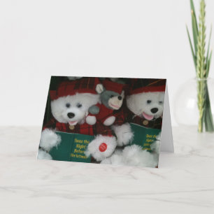 1st CHRISTMAS LITTLE GIRL Holiday Card