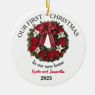 1st Christmas New Home Personalised Ornament