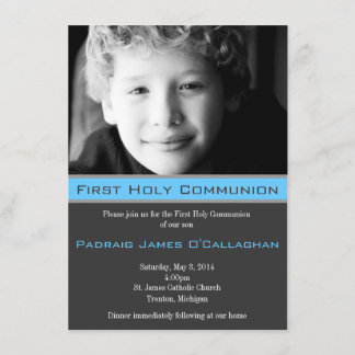 1st Communion Invitation Boy