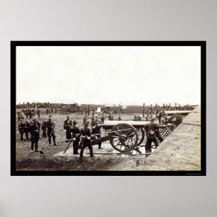1st Connecticut Heavy Artillery at Fort Richardson Poster