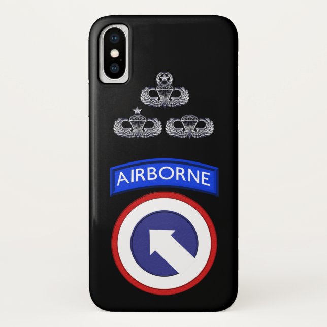 1st Corps Support Command Airborne Case-Mate iPhone Case (Back)