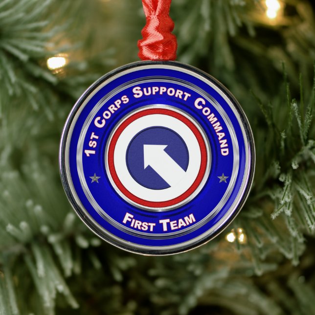 1st Corps Support Command Christmas Ornament (Tree)