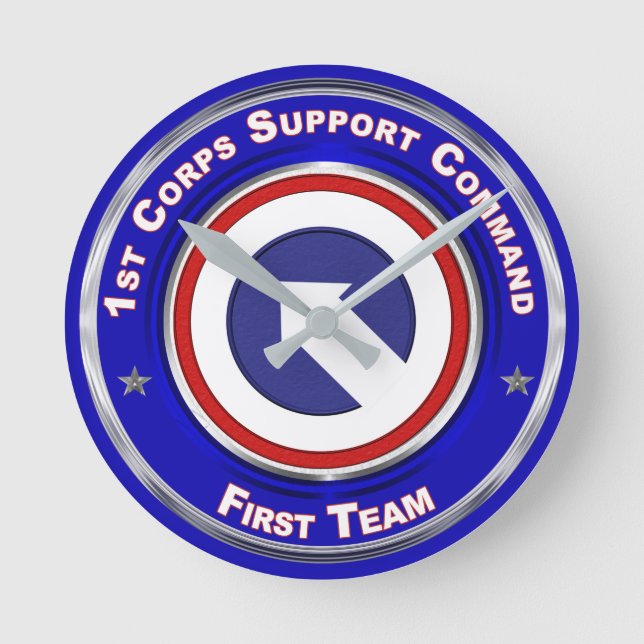 1st Corps Support Command Round Clock (Front)
