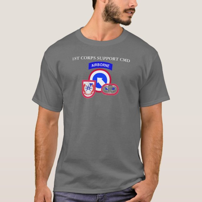 1ST CORPS SUPPORT COMMAND  T-Shirt (Front)