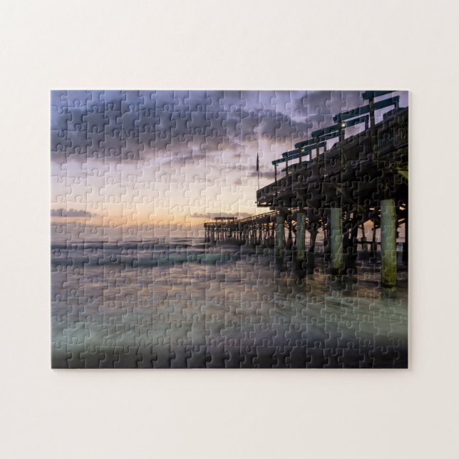 1st Dawn Cocoa Pier Jigsaw Puzzle (Horizontal)