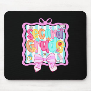1st Day Of 2nd Grade Preppy Mouse Pad