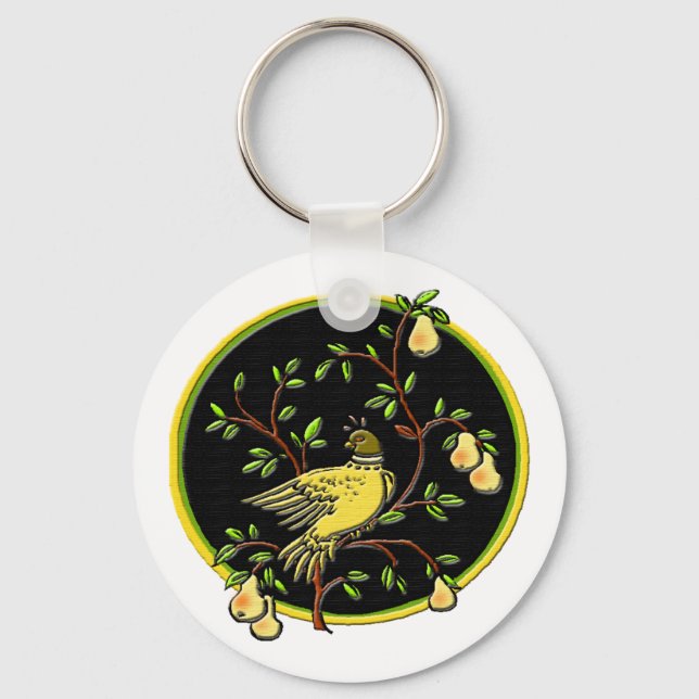 1st Day of Christmas Keychain #1 (Front)