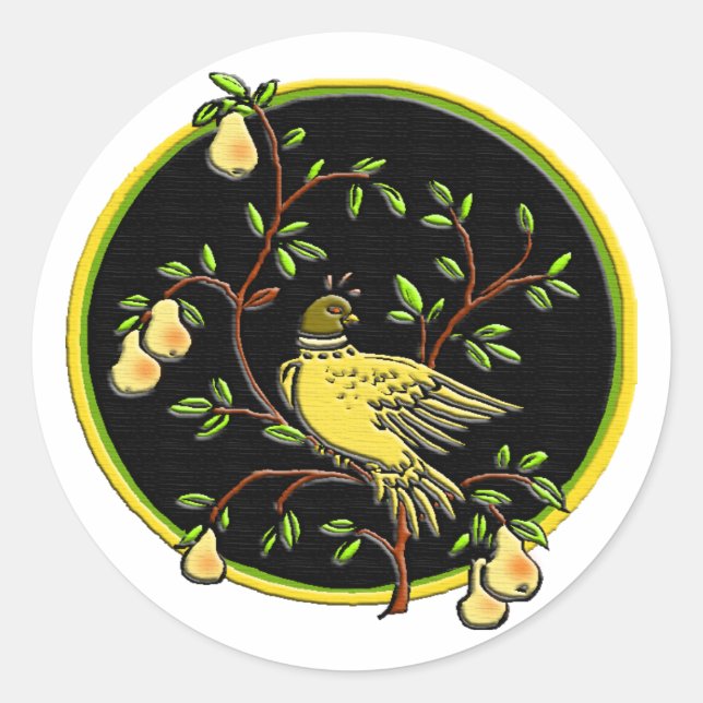 1st Day of Christmas Sticker #2 (Front)