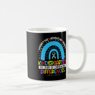 1st Day Of Embracing Differences Kindergarten Auti Coffee Mug