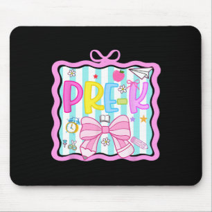 1st Day Of Pre-kindergarten Preppy Back To School Mouse Pad
