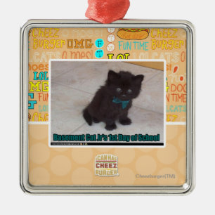 1st Day of School Metal Ornament