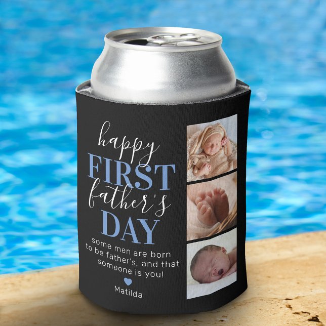 1st Father's Day 6 Photo Can Cooler (Creator Uploaded)