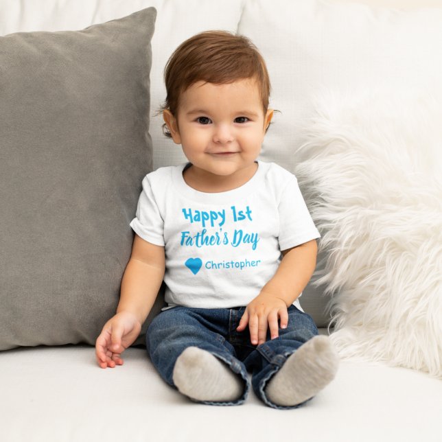 1st Father's Day Baby T-Shirt (Creator Uploaded)