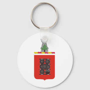 1st Field Artillery Regiment Coat of Arms Key Ring