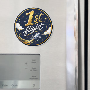 1st flight aeroplane magnet