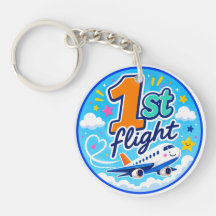 1st flight colourful aeroplane souvenir