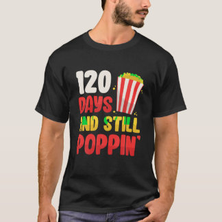 1st Grade 120 Days of School Popcorn Shirt Teacher