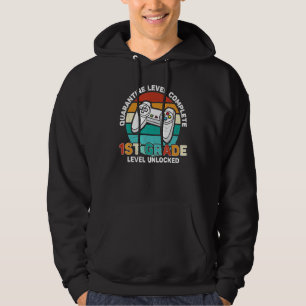 1st Grade  1st Grade Level Unlocked Hoodie
