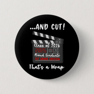 1st Grade 2026 Last Day End Of School Graduation F 6 Cm Round Badge