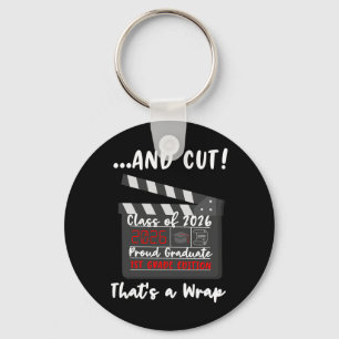 1st Grade 2026 Last Day End Of School Graduation F Key Ring