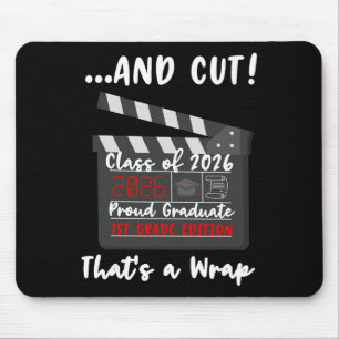 1st Grade 2026 Last Day End Of School Graduation F Mouse Pad