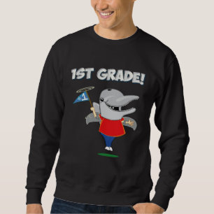 1st Grade Back To School For Dolphin Sweatshirt