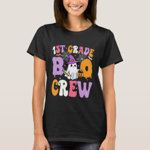 1st Grade Boo Crew Spooky First Grade Halloween Te T-Shirt