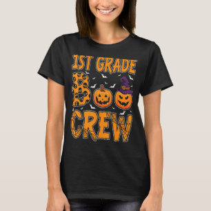 1st Grade Boo Crew Teacher Student Halloween Cost T-Shirt