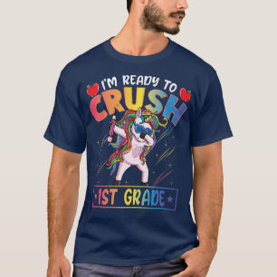 1st Grade Dabbing Unicorn First Grade Back To Scho T-Shirt