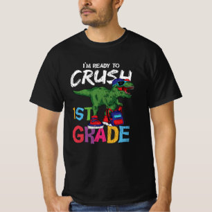 1st Grade Dinosaur Back to School Student Gift T-Shirt