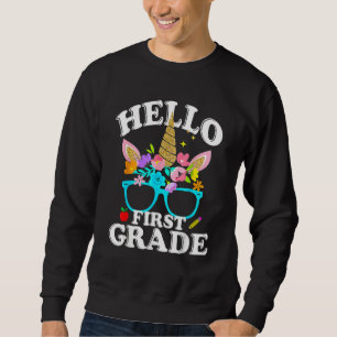 1st Grade First Day Of Back To School Teacher Unic Sweatshirt