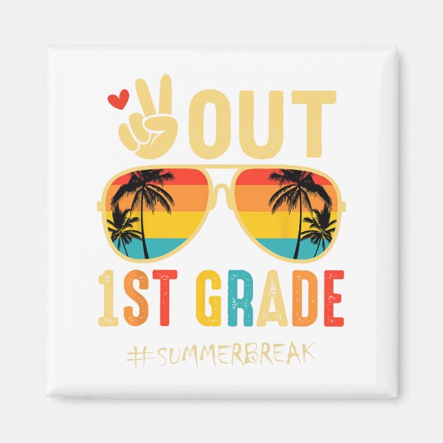 1st Grade Graduation Last Day Of School  Magnet (Front)
