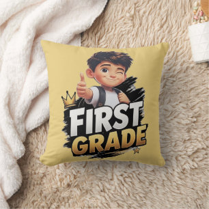 1st Grade Kid Gift Cushion