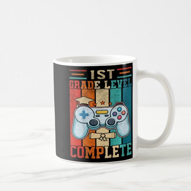 1st Grade Level Complete Gaming Last Day Of School Coffee Mug (Right)