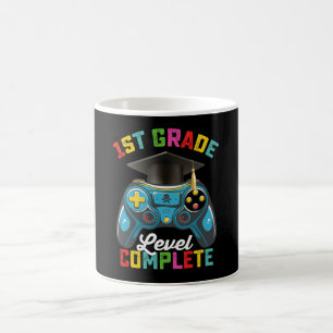 1st Grade Level Complete Graduation Gaming Gamer Coffee Mug