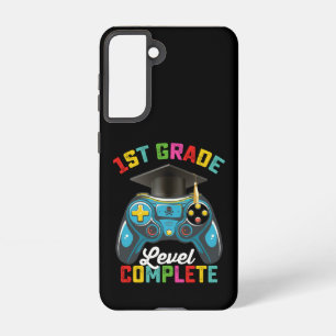 1st Grade Level Complete Graduation Gaming Gamer Samsung Galaxy Case
