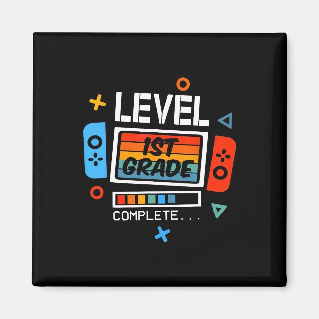 1st Grade Level Complete Last Day Of School Video  Magnet (Front)