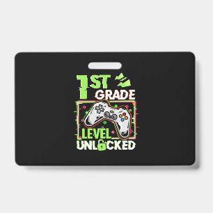 1St Grade Level Unlocked ID Badge