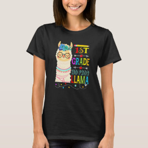 1st Grade No Prob Llama Back To School First Day   T-Shirt