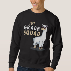 1st Grade No Prob Llama First Day Back To School T Sweatshirt
